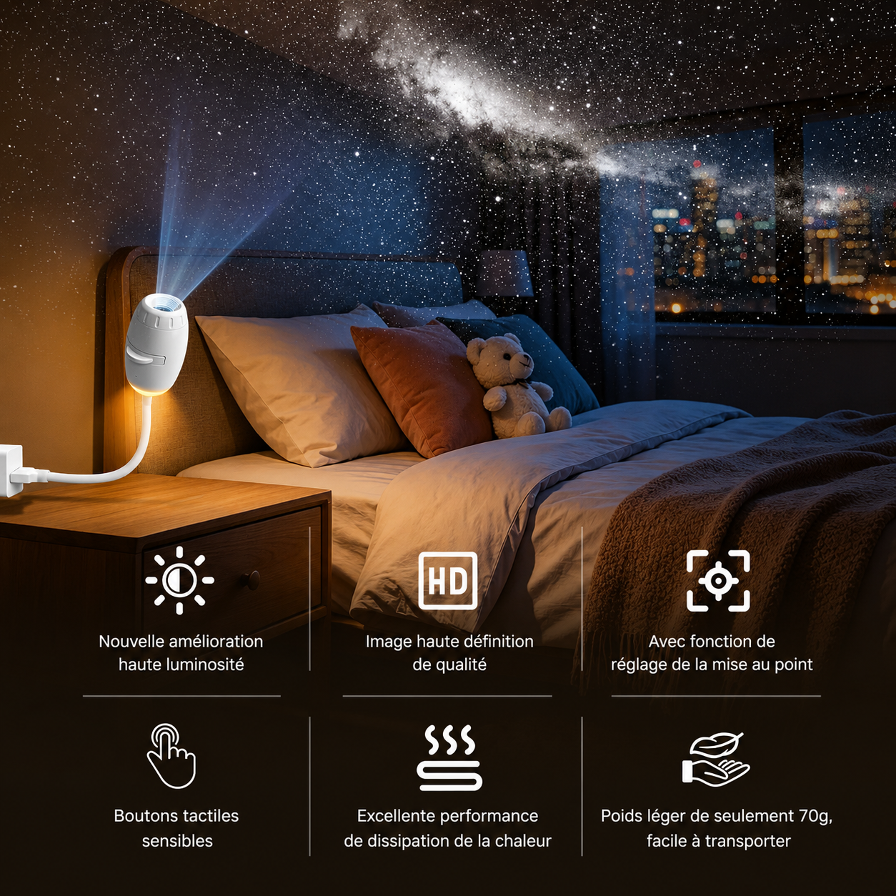Novera™ Projecteur Galaxie - NOVERA